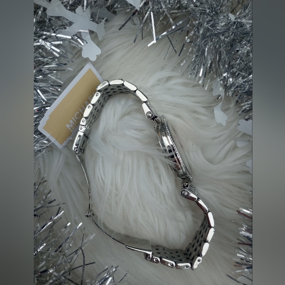 Michael Kors Darci Celestial Crystal Pavé Silver Toned Watch - Picture 9 of 17